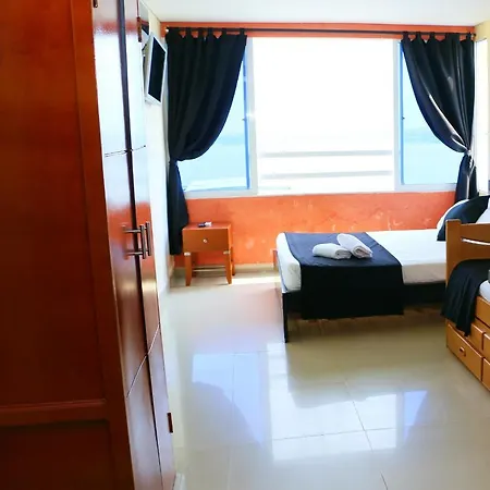 Apartamento Apartaestudio 19c Cerca Al Mar Con Aire Acondicionado Y Wifi